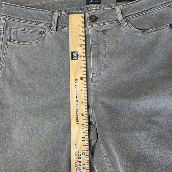 J. Jill Denim Authentic‎ Fit Slim Ankle Jeans Gray 10 - Picture 5 of 11
